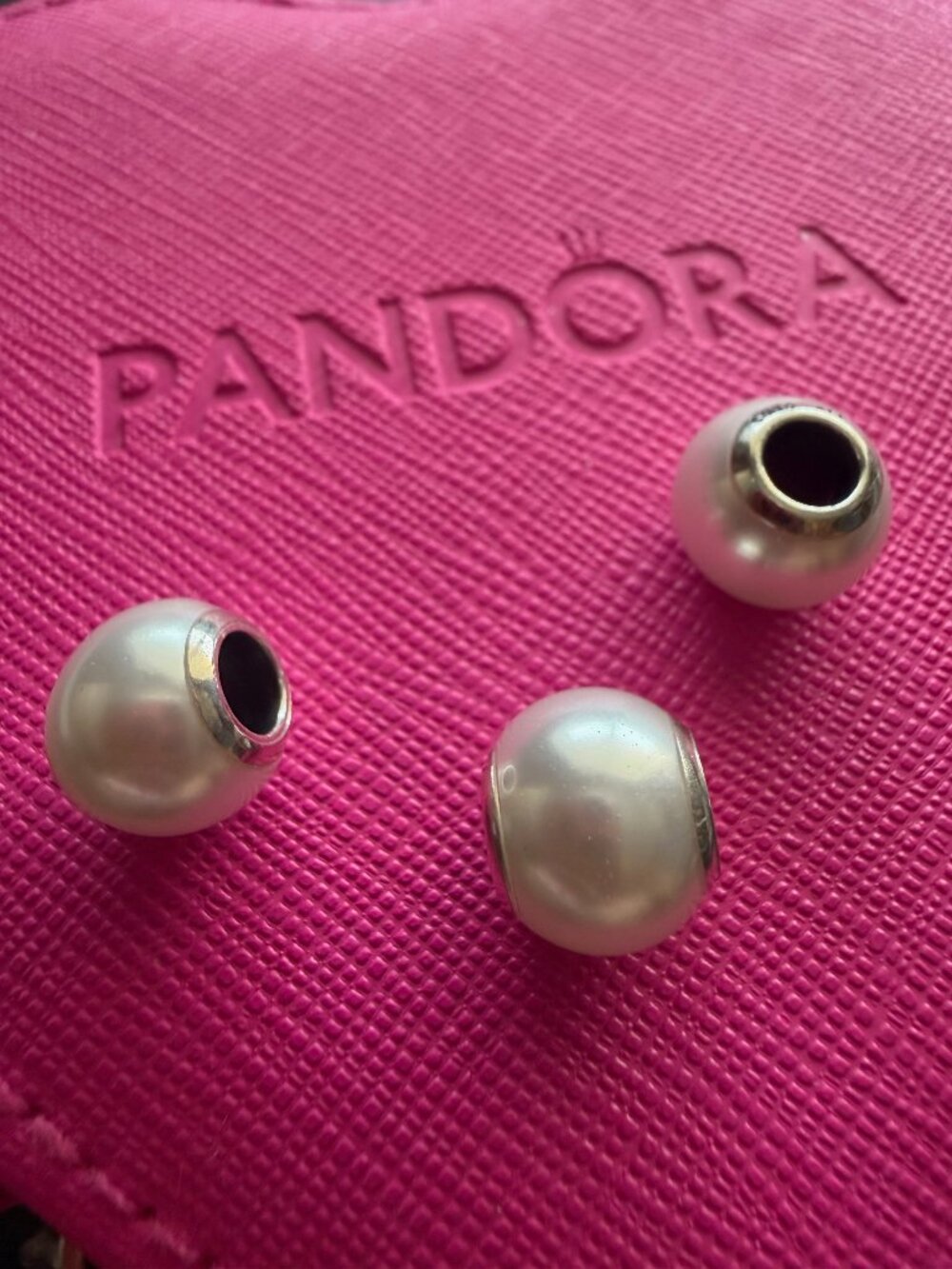 Pandora White Charms